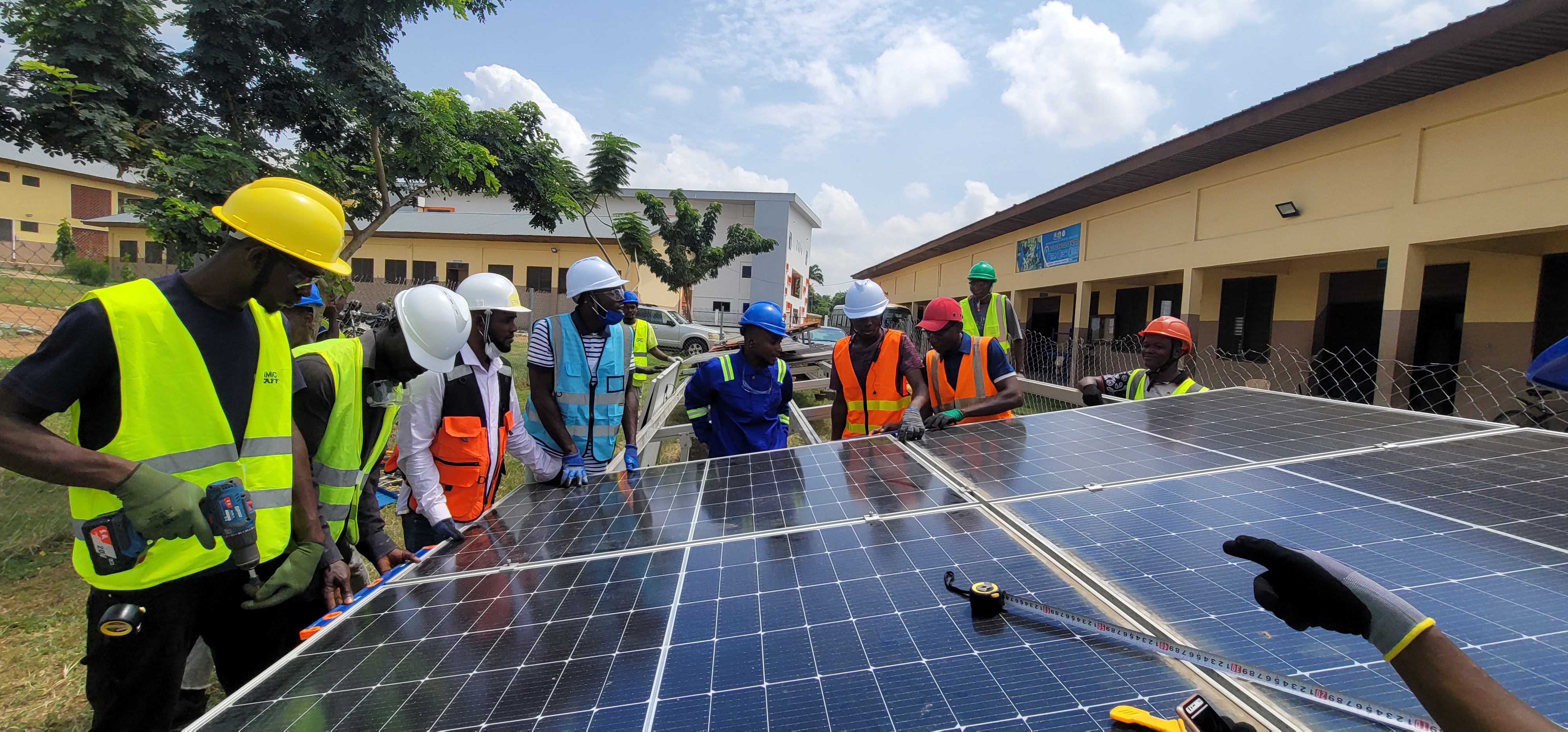 Solar training field session